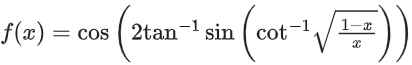 JEE Main Previous Year Questions (2021-23): Inverse Trigonometric Functions