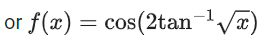 JEE Main Previous Year Questions (2021-23): Inverse Trigonometric Functions