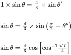 JEE Main Previous year questions (2022-23): Ray & Wave Optics - 2