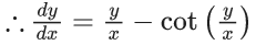 JEE Main Previous year questions (2021-23): Differential Equations