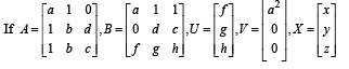 JEE Advanced (Subjective Type Questions): Matrices & Determinants | Chapter-wise Tests for JEE Main & Advanced