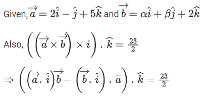JEE Main Previous year questions (2021-23): Vector Algebra and Three Dimensional Geometry - 1
