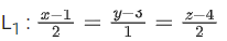 JEE Main Previous year questions (2021-23): Vector Algebra and Three Dimensional Geometry - 2