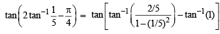 JEE Advanced (Fill in the Blanks): Inverse Trigonometric Functions | Chapter-wise Tests for JEE Main & Advanced