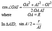 JEE Advanced (Subjective Type Questions): Properties of Triangle - 2 | Chapter-wise Tests for JEE Main & Advanced
