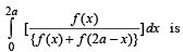 JEE Advanced (Fill in the Blanks): Definite Integrals & Applications of Integrals | Chapter-wise Tests for JEE Main & Advanced