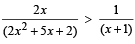 JEE Advanced (Subjective Type Questions): Quadratic Equation & Inequalities (Inequalities) | Chapter-wise Tests for JEE Main & Advanced