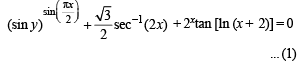 JEE Advanced (Subjective Type Questions): Differentiation | Chapter-wise Tests for JEE Main & Advanced