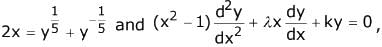 JEE Main Previous Year Questions (2016- 2025): Differential Equations