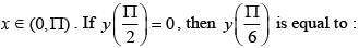 JEE Main Previous Year Questions (2016- 2025): Differential Equations