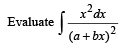 JEE Advanced (Fill in the Blanks): Indefinite Integrals | Chapter-wise Tests for JEE Main & Advanced