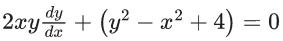 JEE Main Previous year questions (2021-23): Differential Equations