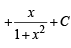 JEE Advanced (Fill in the Blanks): Indefinite Integrals | Chapter-wise Tests for JEE Main & Advanced