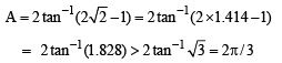 JEE Advanced (Fill in the Blanks): Inverse Trigonometric Functions | Chapter-wise Tests for JEE Main & Advanced