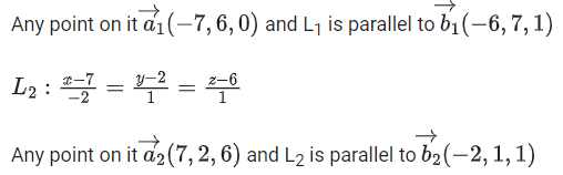 JEE Main Previous year questions (2021-23): Vector Algebra and Three Dimensional Geometry - 1