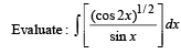 JEE Advanced (Fill in the Blanks): Indefinite Integrals | Chapter-wise Tests for JEE Main & Advanced