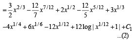 JEE Advanced (Fill in the Blanks): Indefinite Integrals | Chapter-wise Tests for JEE Main & Advanced