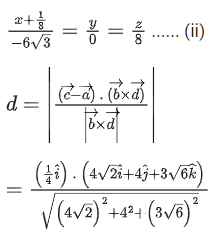 JEE Main Previous year questions (2021-23): Vector Algebra and Three Dimensional Geometry - 1