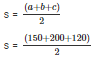 RD Sharma Solutions Ex-12.1, Heron`s Formula, Class 9, Maths | RD Sharma Solutions for Class 9 Mathematics