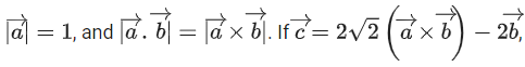 JEE Main Previous year questions (2021-23): Vector Algebra and Three Dimensional Geometry - 1