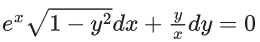 JEE Main Previous year questions (2021-23): Differential Equations