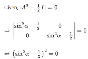 JEE Main Previous year questions (2021-23): Matrices and Determinants - 2