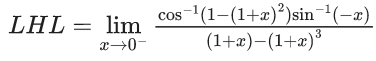 JEE Main Previous year questions (2021-23): Limits, Continuity and Differentiability