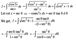 JEE Advanced (Fill in the Blanks): Indefinite Integrals | Chapter-wise Tests for JEE Main & Advanced