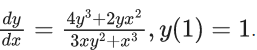 JEE Main Previous year questions (2021-23): Differential Equations