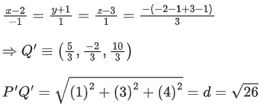 JEE Main Previous year questions (2021-23): Vector Algebra and Three Dimensional Geometry - 1