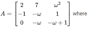 JEE Main Previous year questions (2021-23): Matrices and Determinants - 2