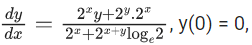 JEE Main Previous year questions (2021-23): Differential Equations