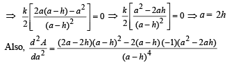 JEE Advanced (Subjective Type Questions): Applications of Derivatives - 2 | Chapter-wise Tests for JEE Main & Advanced