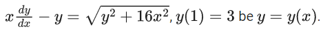 JEE Main Previous year questions (2021-23): Differential Equations