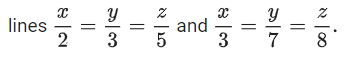 JEE Main Previous year questions (2021-23): Vector Algebra and Three Dimensional Geometry - 1