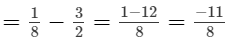 RD Sharma Solutions (Ex -1. 5, 1.6, 1.7 & 1.8): Rational Numbers | RD Sharma Solutions for Class 8 Mathematics