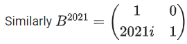 JEE Main Previous year questions (2021-23): Matrices and Determinants - 2