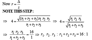 JEE Advanced (Subjective Type Questions): Properties of Triangle - 2 | Chapter-wise Tests for JEE Main & Advanced