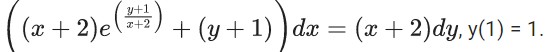 JEE Main Previous year questions (2021-23): Differential Equations