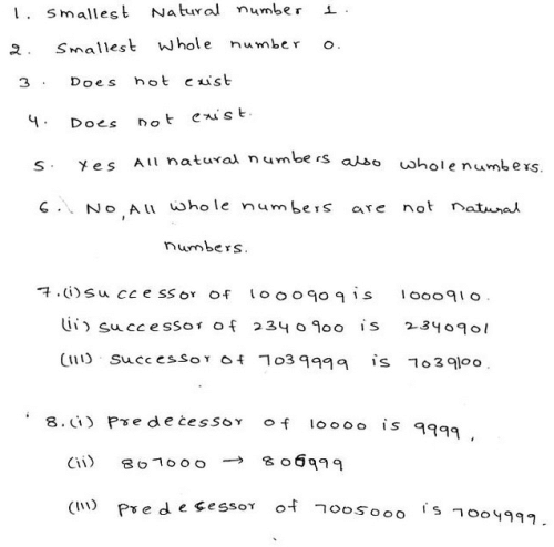 Ex-3.1, Whole Numbers, Class 6, Maths RD Sharma Solutions | Additional Study Material for Class 6