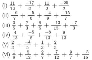 RD Sharma Solutions (Ex.1.2): Rational Numbers | RD Sharma Solutions for Class 8 Mathematics