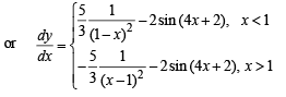 JEE Advanced (Subjective Type Questions): Differentiation | Chapter-wise Tests for JEE Main & Advanced