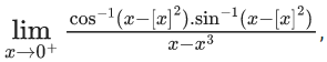 JEE Main Previous year questions (2021-23): Limits, Continuity and Differentiability