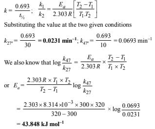 JEE Advanced (Subjective Type Questions): Chemical Kinetics & Nuclear Chemistry- 1 | Chapter-wise Tests for JEE Main & Advanced