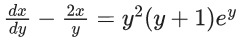 JEE Main Previous year questions (2021-23): Differential Equations