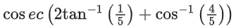 JEE Main Previous Year Questions (2021-23): Inverse Trigonometric Functions