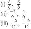 RD Sharma Solutions (Ex.1.3): Rational Numbers | RD Sharma Solutions for Class 8 Mathematics