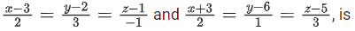 JEE Main Previous year questions (2021-23): Vector Algebra and Three Dimensional Geometry - 1