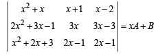 JEE Advanced (Subjective Type Questions): Matrices & Determinants | Chapter-wise Tests for JEE Main & Advanced