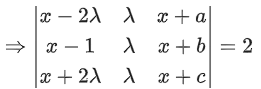 JEE Main Previous year questions (2021-23): Matrices and Determinants - 2